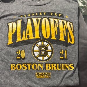 Fanatics Gray T-Shirt Boston Bruins
